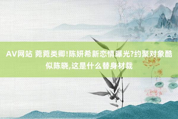 AV网站 菀菀类卿!陈妍希新恋情曝光?约聚对象酷似陈晓，这是什么替身材裁
